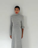 GRACE WOOL KNIT GRAY SET