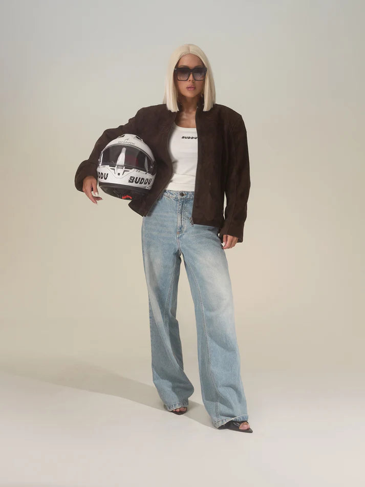 SUEDE JACKET / CHOCOLATE