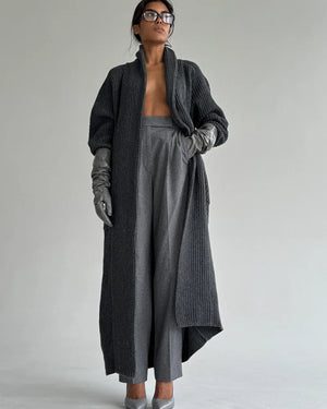LONG WOOL CARDIGAN