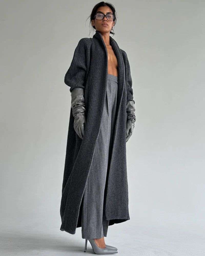 LONG WOOL CARDIGAN