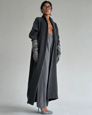 LONG WOOL CARDIGAN