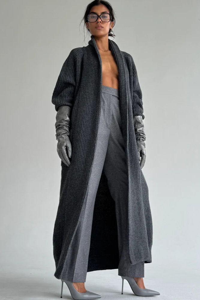 LONG WOOL CARDIGAN