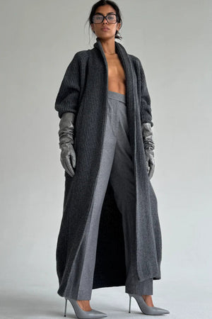 LONG WOOL CARDIGAN