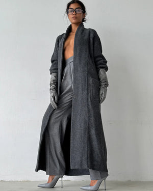 LONG WOOL CARDIGAN