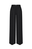 Black Linen Flow Pants