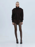 Dark Chocolate Suede Jacket