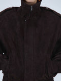 Dark Chocolate Suede Jacket