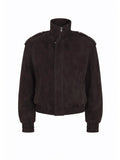 Dark Chocolate Suede Jacket