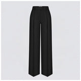Black Linen Flow Pants