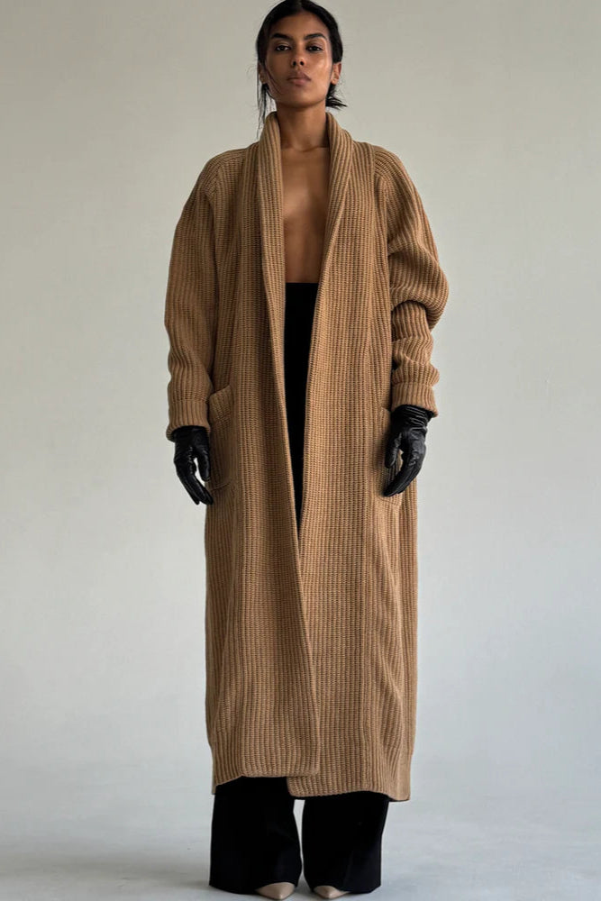 LONG WOOL CARDIGAN