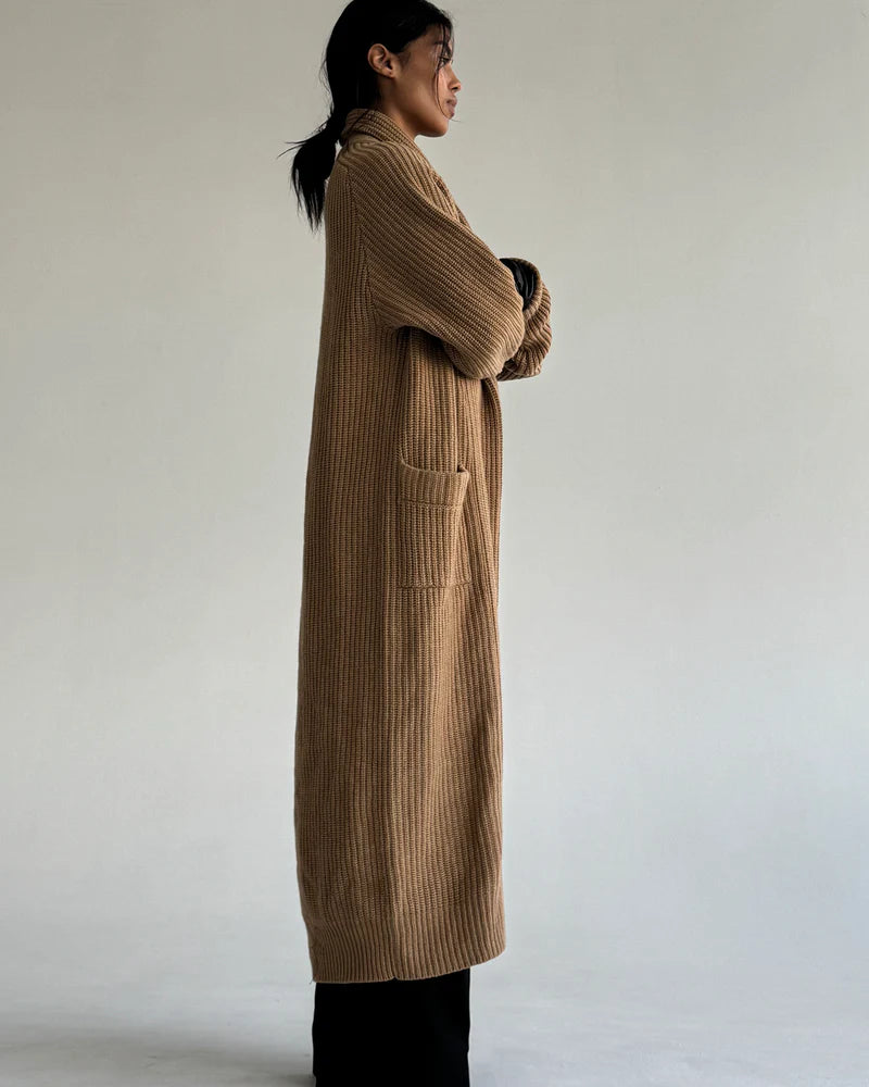 LONG WOOL CARDIGAN