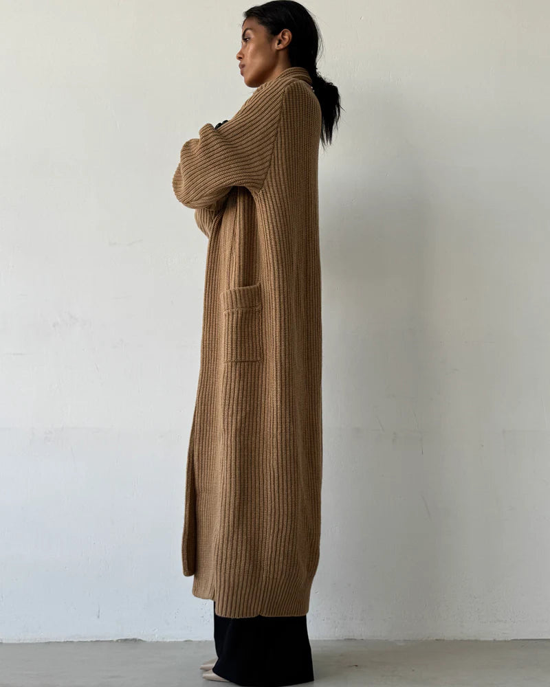 LONG WOOL CARDIGAN