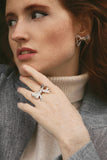 Сережки BOWS platinum
