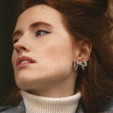 Сережки BOWS platinum