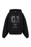 BUDDU 01 OVERSIZE HOODIE — BLACK