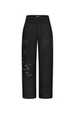 BUDDU WRONG SIDE JEANS -WASHED BLACK