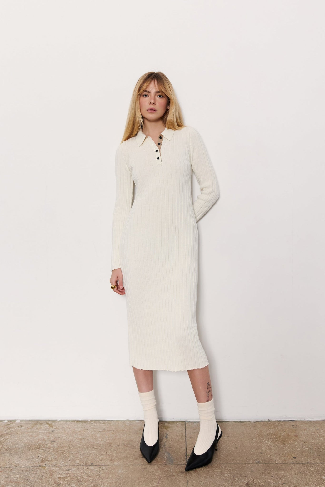 Сукня поло з меріносу