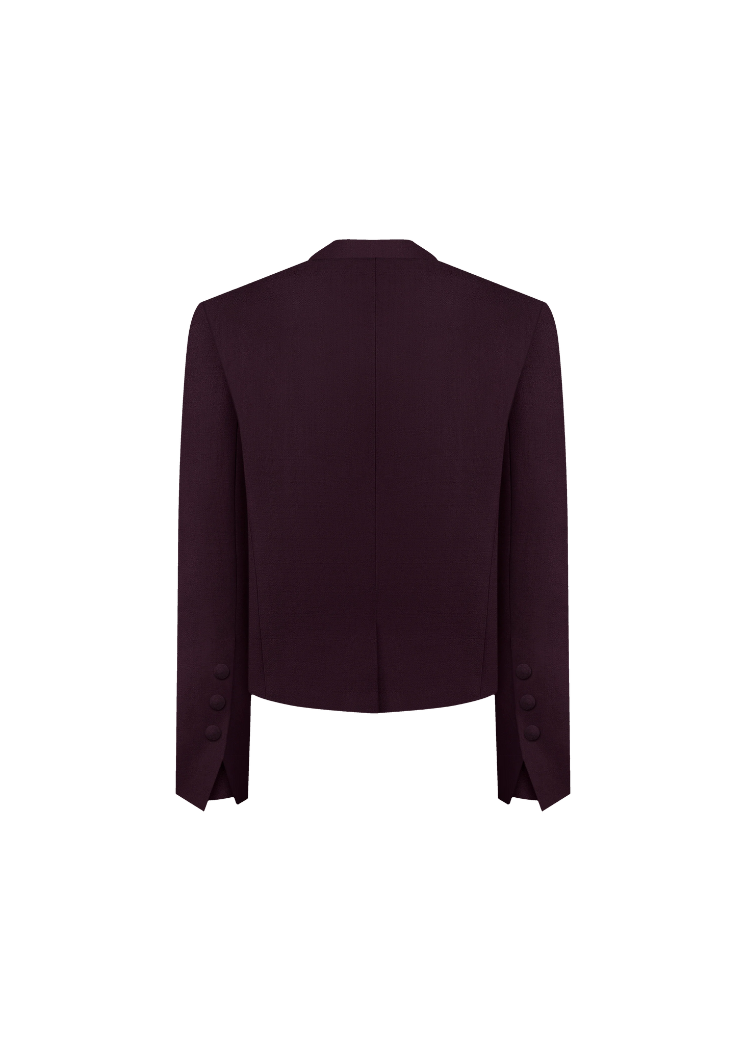 Жакет двобортний оверсайз сливовий