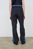PLEATED WIDE-LEG JEANS