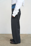 ШИРОКІ ШТАНИ З ДЖИНСОВОЮ ВСТАВКОЮ