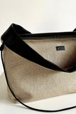 ZIP BAG IN CANVAS WITH SHOULDER STRAP