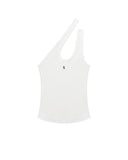 Asymmetric Tank Top - White