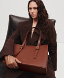 Сумка BG118mid Каштановий тоскана