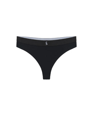 Black Modal Thongs