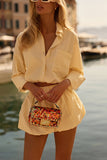 BUBBLE SHORTS - LEMON