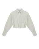 BUBBLE SHIRT - OLIVE