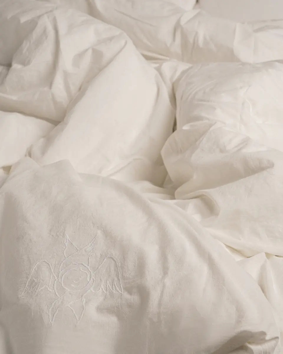 Постіль при Серафимі - молочна