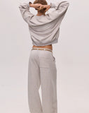 CORE BAGGY SWEATPANTS - MELANGE