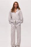 CORE BASIC WIDE PANTS - MELANGE