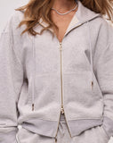 CORE ZIP HOODIE - MELANGE