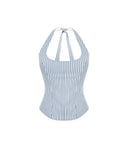 COTTON CORSET - LIGHT BLUE
