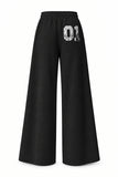 BUDDU 01 WIDE-LEG PANTS - BLACK