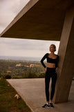 High-Waist Black Leggings
