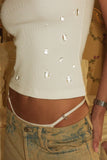 CRYSTAL TANK TOP