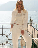 LE CLUB WIDE PANTS - WARM WHITE
