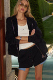 LE CLUB ZIP HOODIE - NAVY