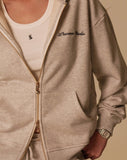 LE CLUB ZIP HOODIE - GREY