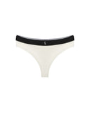 IVORY MODAL THONGS