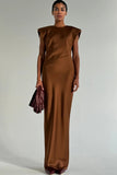 CLEMENCE BROWN DRESS