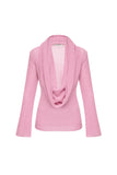 Hooded Knit Pink Jumper