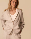 LE CLUB ZIP HOODIE - GREY