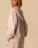 LE CLUB ZIP HOODIE - GREY