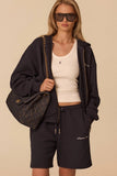 LE CLUB ZIP HOODIE - NAVY