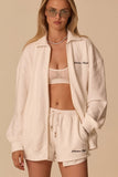 LE CLUB SHORTS WITH POCKETS - WARM WHITE