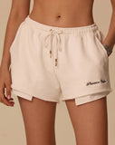 LE CLUB SHORTS WITH POCKETS - WARM WHITE