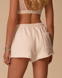 LE CLUB SHORTS WITH POCKETS - WARM WHITE